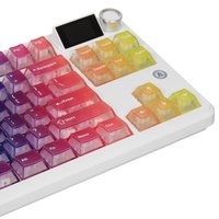 Клавиатура  проводная + беспроводная AJAZZ MK87 Pro цвет белый