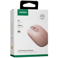 Mouse wireless UGREEN MU105 [90686] pink