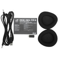 Беспроводные/проводные наушники ASUS ROG Delta II  черный 2024