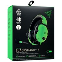 Проводные наушники Razer BlackShark V2 X  зеленый 2022