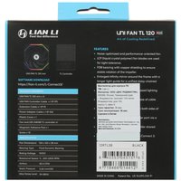 Комплект реверсных вентиляторов LIAN LI UNI FAN TL 120 Reverse Blade [G99.12RTL3B.R0] черный
