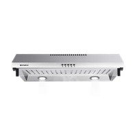 Exhaust hood suspended Shivaki 0960L Punto silver/transparent