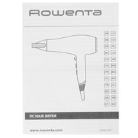 Фен Rowenta Motion Dry CV5707F0 черный/золотистый