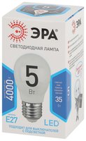 Лампа светодиодная ЭРА LED smd P45-5w-840-E27