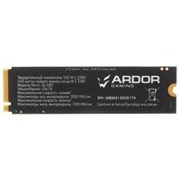 256 GB M.2 NVMe Storage ARDOR GAMING Ally AL1282