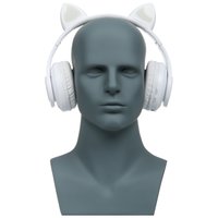 Беспроводные/проводные наушники KENSHI Cat  белый 2024