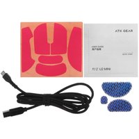 Мышь беспроводная/проводная ATK U2 Mini [ATK-12080004] розовый