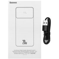 Портативный аккумулятор Baseus Bipow Digital Display 20W черный
