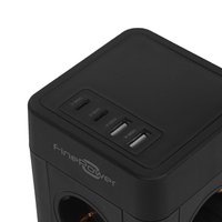 Сетевой фильтр FinePower TOW816U черный