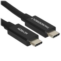 Кабель KEYRON USB Type-C - USB Type-C черный 1 м