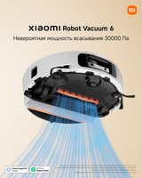 Робот-пылесос Xiaomi Robot Vacuum 6 EU белый