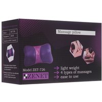Массажная подушка ZENET ZET-726 коричневый, красный