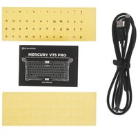 Клавиатура  проводная GravaStar Mercury V75 Pro цвет фиолетовый