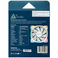 Реверсный вентилятор Montech RX 140 PWM  белый
