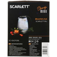 Электрочайник Scarlett SC-EK27G36 черный
