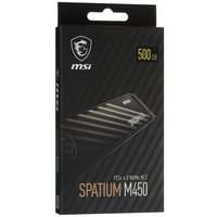 500 ГБ M.2 NVMe накопитель MSI SPATIUM M450 V1 [S78-440K380-P83]