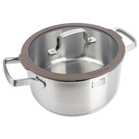 Pot Taller Experience TR-17352 2.1 L 18 cm silver