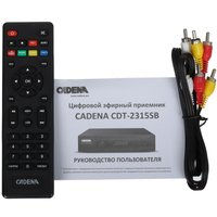 Приставка для цифрового ТВ Cadena CDT-2315SB черный