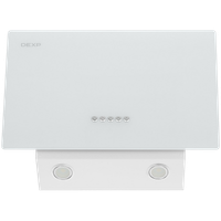 Вытяжка наклонная DEXP SC60W-650 белый/белый