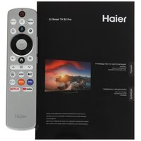 32" (80 см) Телевизор Haier 32 Smart TV S2 PRO черный