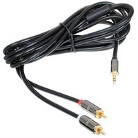 Cable   DEXP jack 3.5 mm - 2RCA black