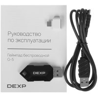 Геймпад беспроводной/проводной DEXP G-5 черный