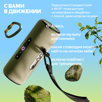 Умная портативная колонка Яндекс Станция Стрит, оранжевый