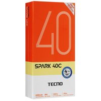 6.67" Smartphone Tecno SPARK 40C 256 GB black