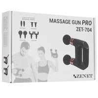 Массажный пистолет ZENET ZET-704 черный