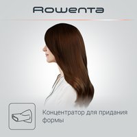 Фен Rowenta Motion Dry CV5707F0 черный/золотистый