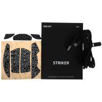 Мышь беспроводная/проводная DEXP GS Striker  черный