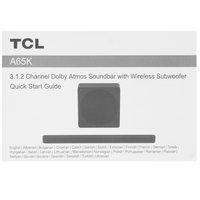 Саундбар TCL A65K черный