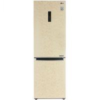 Холодильник с морозильником   LG GA-B459MESL бежевый