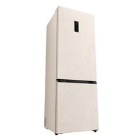 Холодильник с морозильником   LG GC-B640FEKM бежевый
