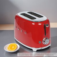 Toaster Smeg TSF01RDEU red