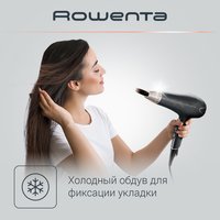 Фен Rowenta Motion Dry CV5707F0 черный/золотистый