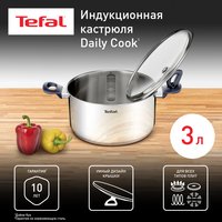 Кастрюля Tefal Daily Cook G7124445 3 л 20 см серебристый