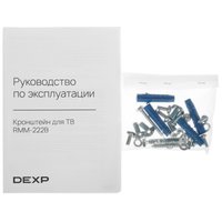 Кронштейн для ТВ DEXP RMM-222B черный
