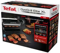 Гриль Tefal Optigrill Elite XL GC760D30 серый