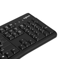 Клавиатура+мышь  проводная  Logitech Desktop MK120 черный