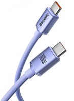 Кабель Baseus USB Type-C - USB Type-C фиолетовый 1.2 м