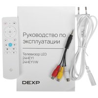 24" (61 см) Телевизор DEXP 24HEY1 белый