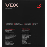 Vox настольный черный