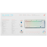 Blade 75, USB Type-A, белый