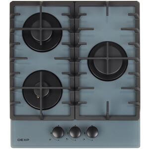 Изображение товара Газовая варочная поверхность DEXP 45-KB01 с 3 конфорками и электроподжигом