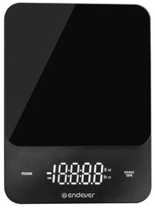 Изображение товара Endever Chief-600 — кухонные весы, 5 кг, 1 г, черные