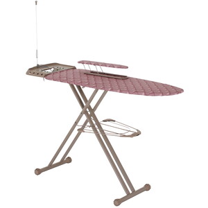 Изображение товара Гладильная доска HAUSHALT Sophy Powdery SF/PS розовая с функциями для удобной глажки