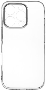 Изображение товара Прозрачная силиконовая накладка BROSCORP для iPhone 16 Pro с защитой камеры