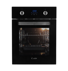Изображение товара Электрический духовой шкаф Lex EDP 4590 BL черный, 55 л, 9 программ, гриль, конвекция