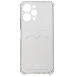 Изображение товара Прозрачная накладка DF Card Case для Xiaomi Redmi 12 с карманом для карт